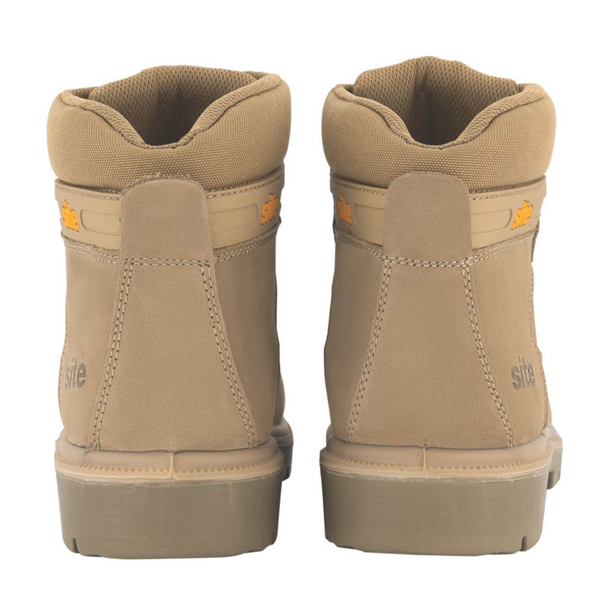 Site Safety Boots Mens Standard Fit Stone Leather Steel Toe Work Shoes Size 12 - Image 6