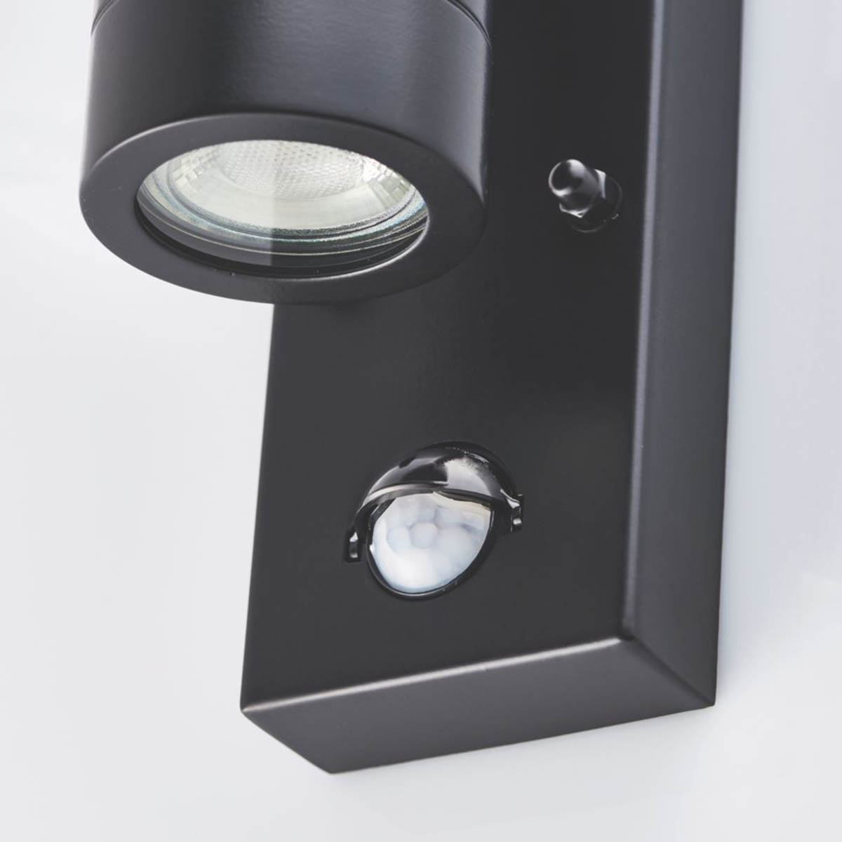 Saxby Outdoor Wall Light PIR Sensor Matt Black Stainless Steel Contemporary - Image 6