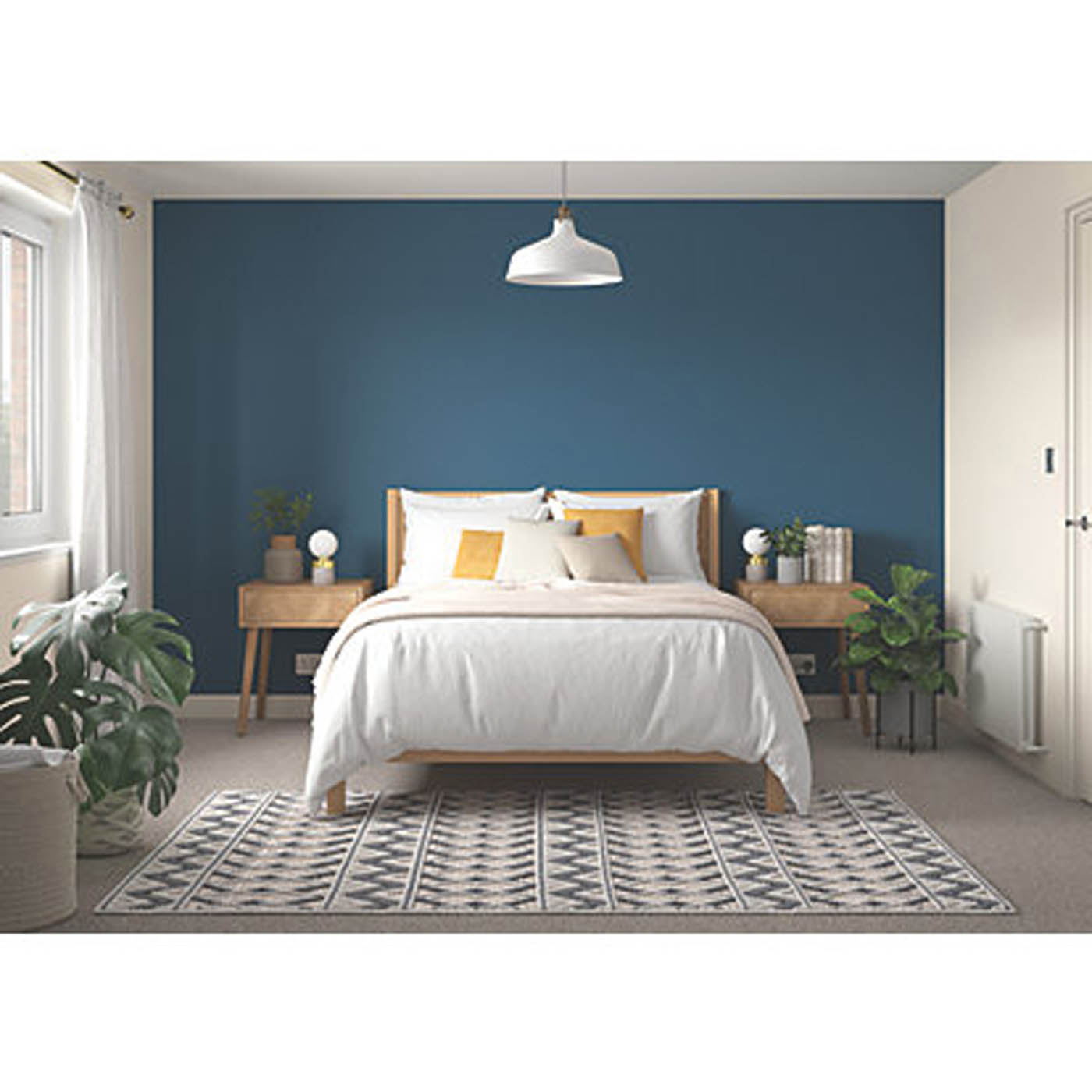 Dulux Emulsion Paint Easycare Washable Matt Indigo Shade Stain Repellent 2.5Ltr - Image 3