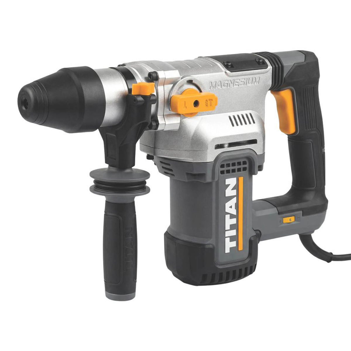 Titan Hammer Drill SDS Max Electric TTB1345SDM Soft Grip Heavy Duty 1450W - Image 1