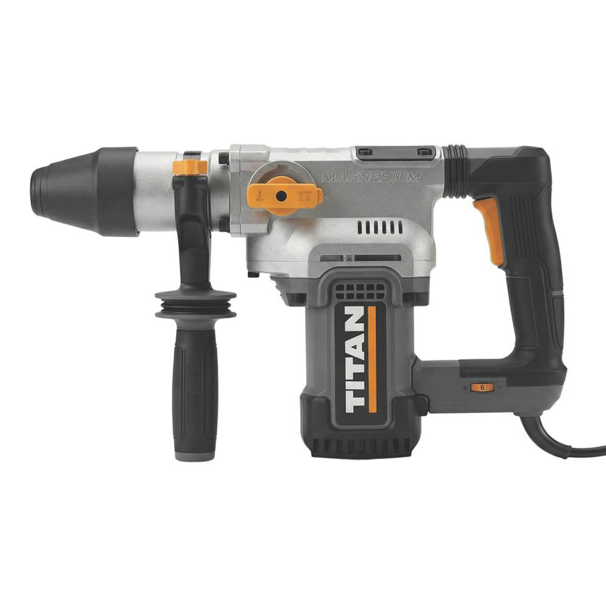Titan Hammer Drill SDS Max Electric TTB1345SDM Soft Grip Heavy Duty 1450W - Image 3