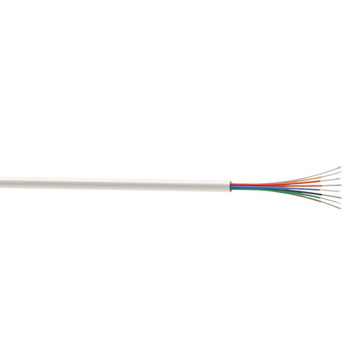 Time Alarm Cable SF519JY White 8 Core Round 0.22mm² Indoor 3.4mm Drum 50m - Image 1