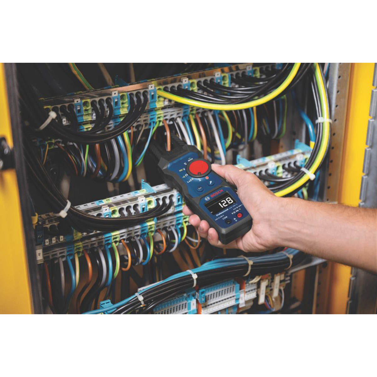Bosch AC/DC Fork Meter Voltage Tester Open Jaw Auto-Function Detection 1000V - Image 4