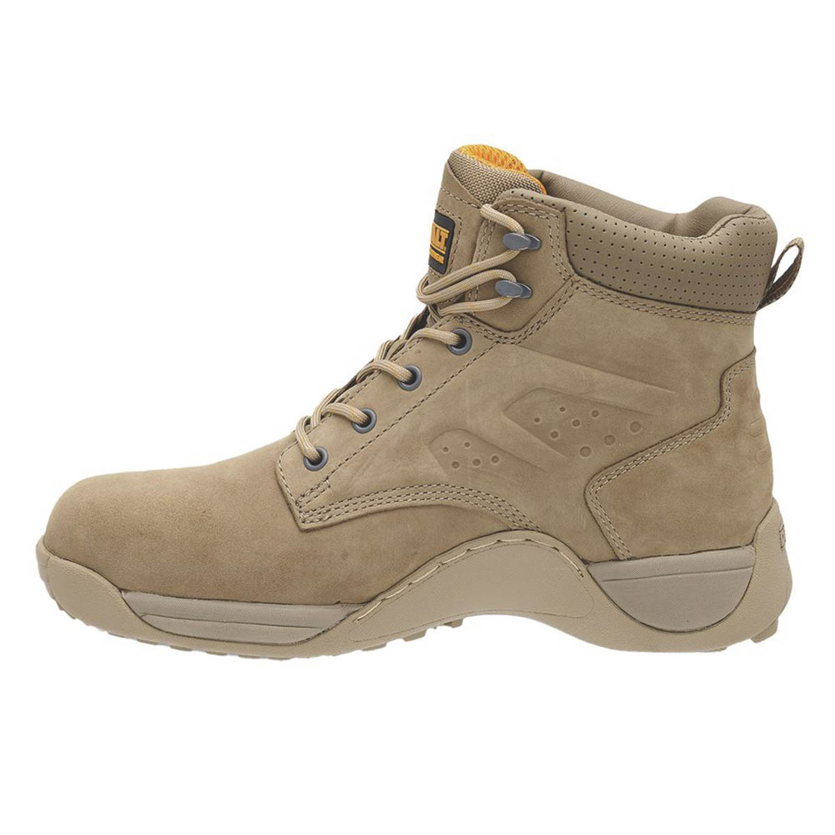 DeWalt Mens Safety Boots Stone Beige Steel Toe Flexible Lightweight Size 9 - Image 1