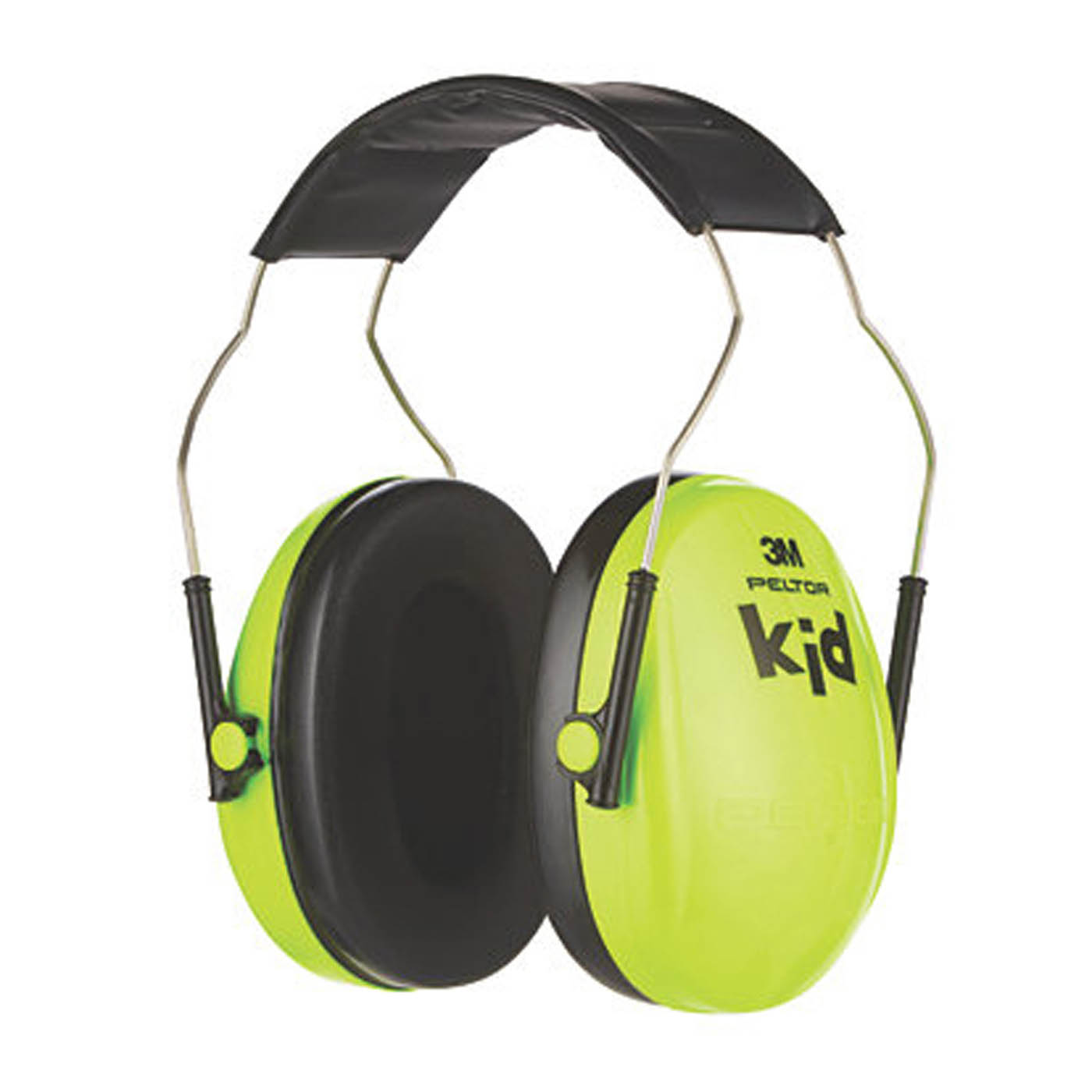 3M Kids Ear Defenders Earmuffs Peltor H510AK Comfort Green Soft Wide 27dB SNR - Image 1