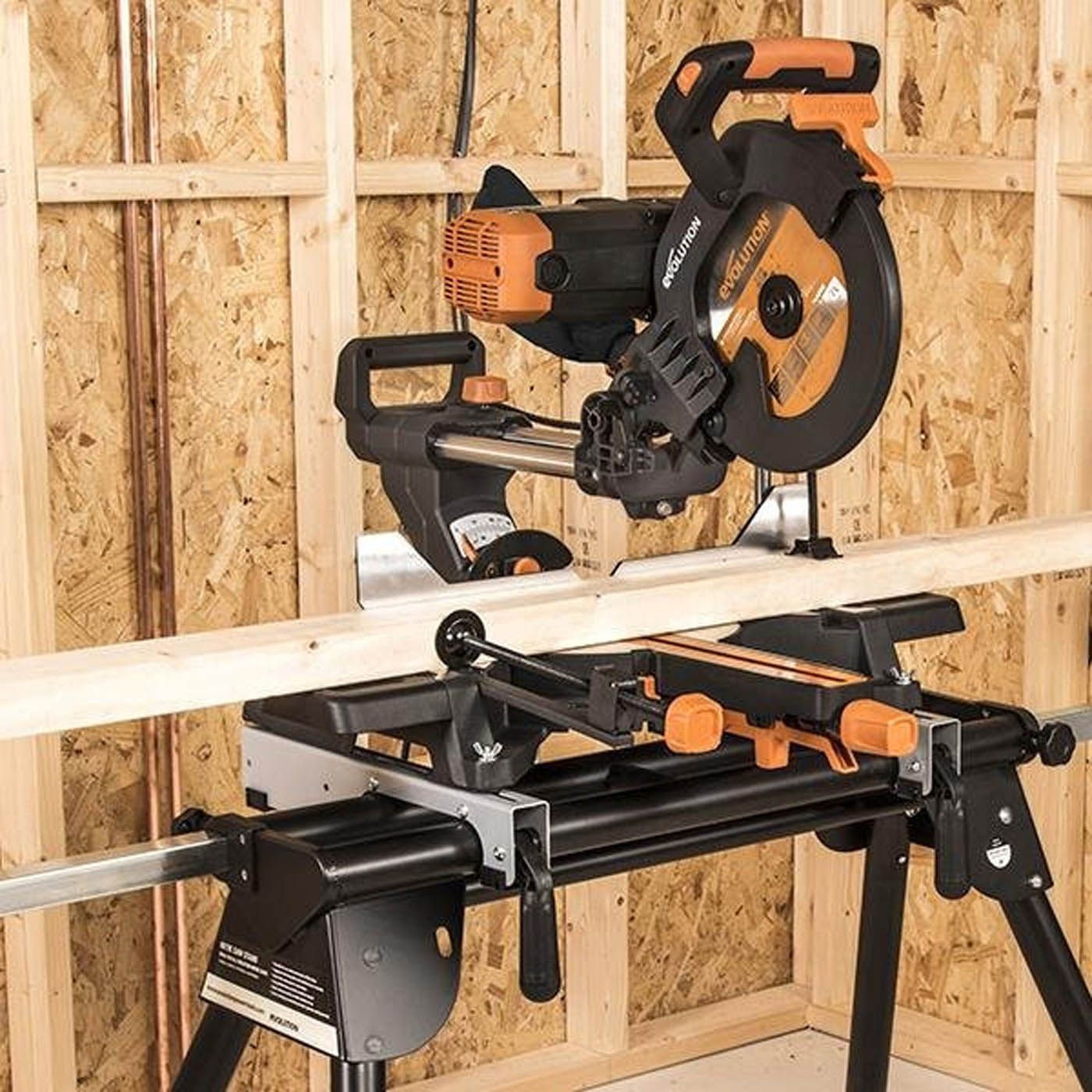 Evolution Mitre Saw Electric R255SMS-DB 255mm Double Bevel Sliding 2000W - Image 6