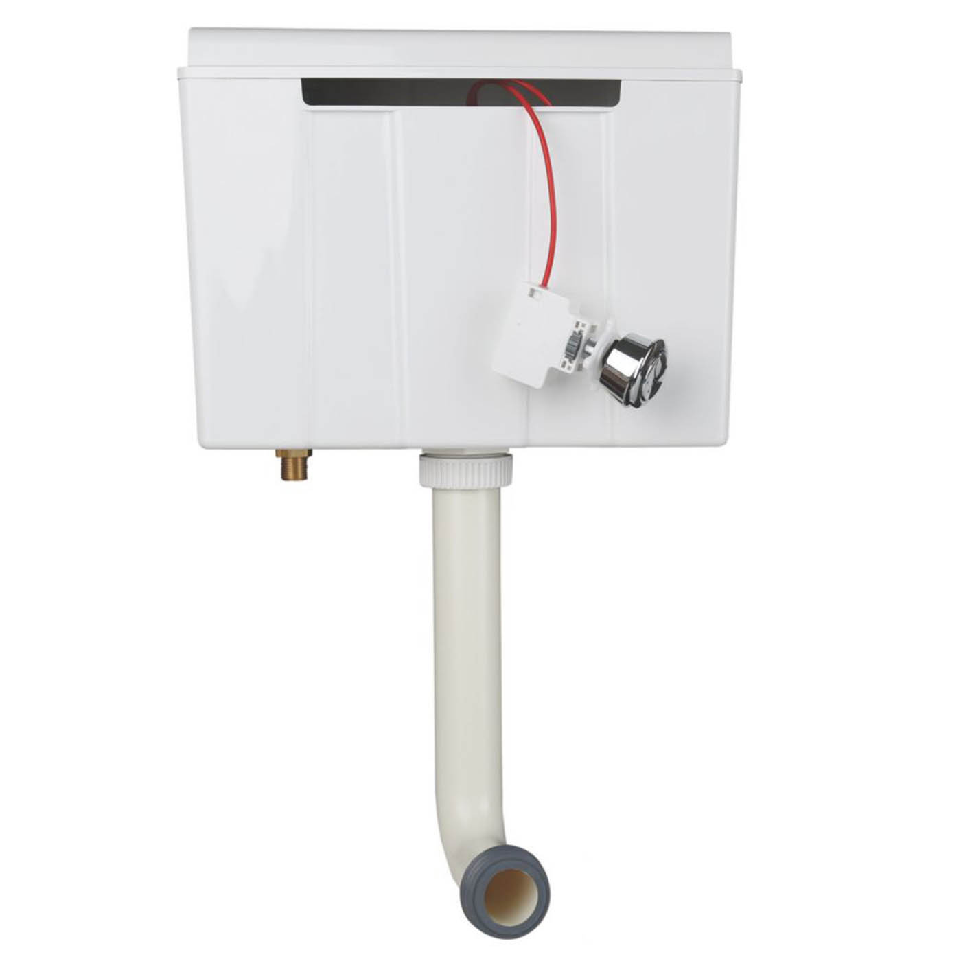 Flomasta Toilet Concealed Cistern Dual Flush 3.3-6L Bathroom WC Unit Push Button - Image 1