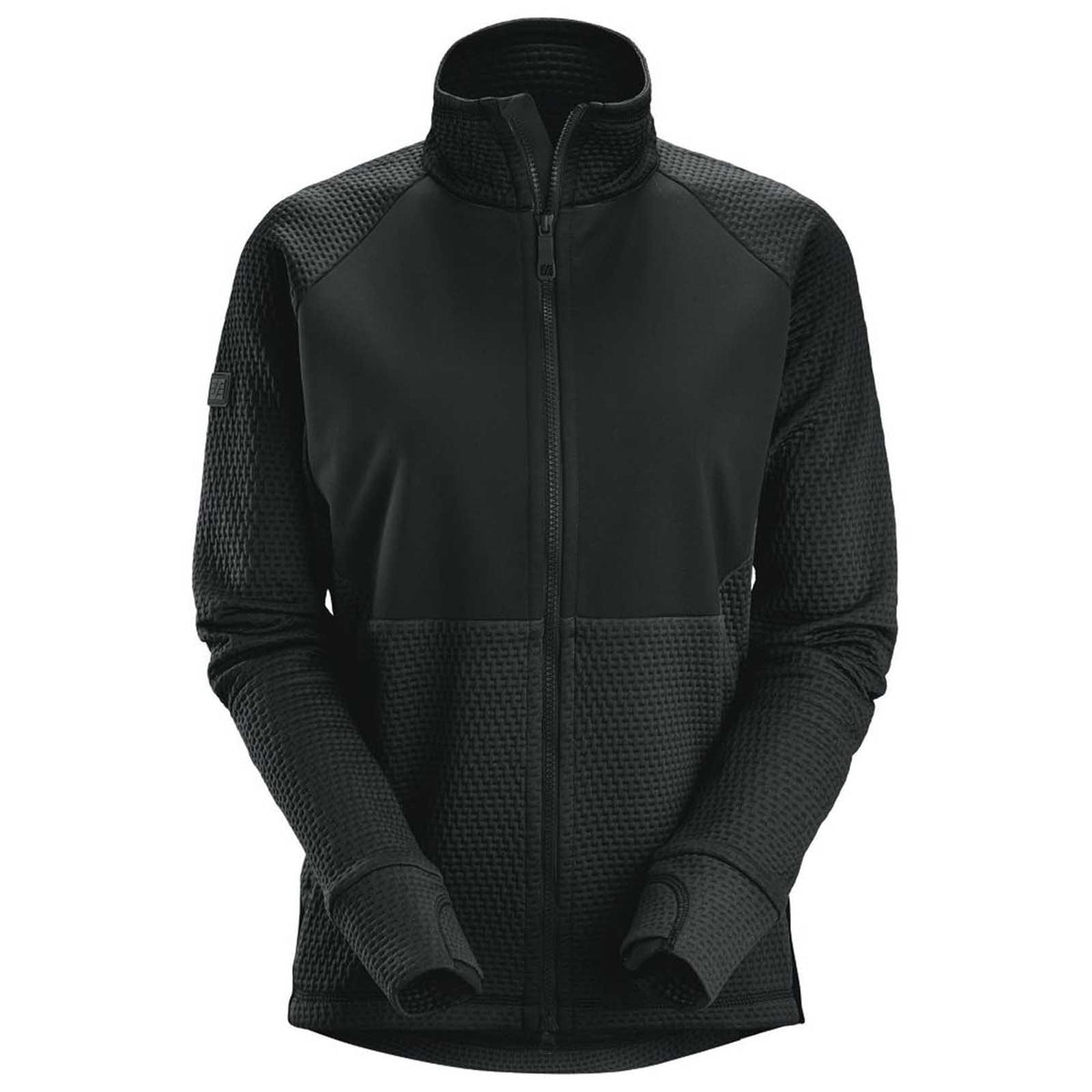 Snickers Work Midlayer Jacket 8407 Womens Black Full Zip Coat Size 16-18 - Image 1