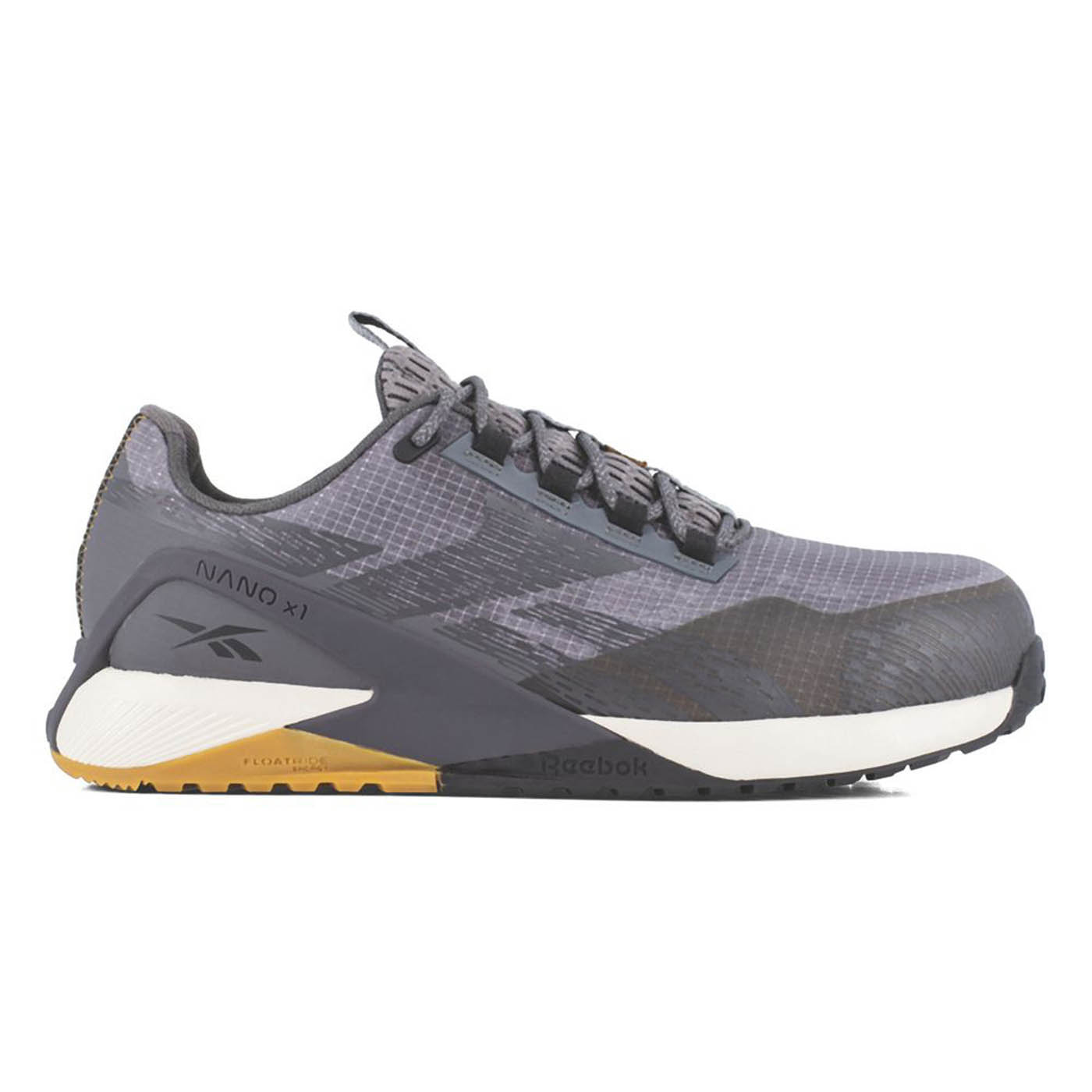 Reebok Nano X1 Adventure Size 9 Grey Water-Resistant Safety Trainers - Image 2