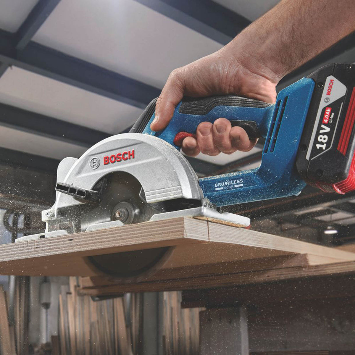 Bosch Circular Saw Cordless Powerful Compact 140mm AMPShare 18V Li-Ion Body Only - Image 4