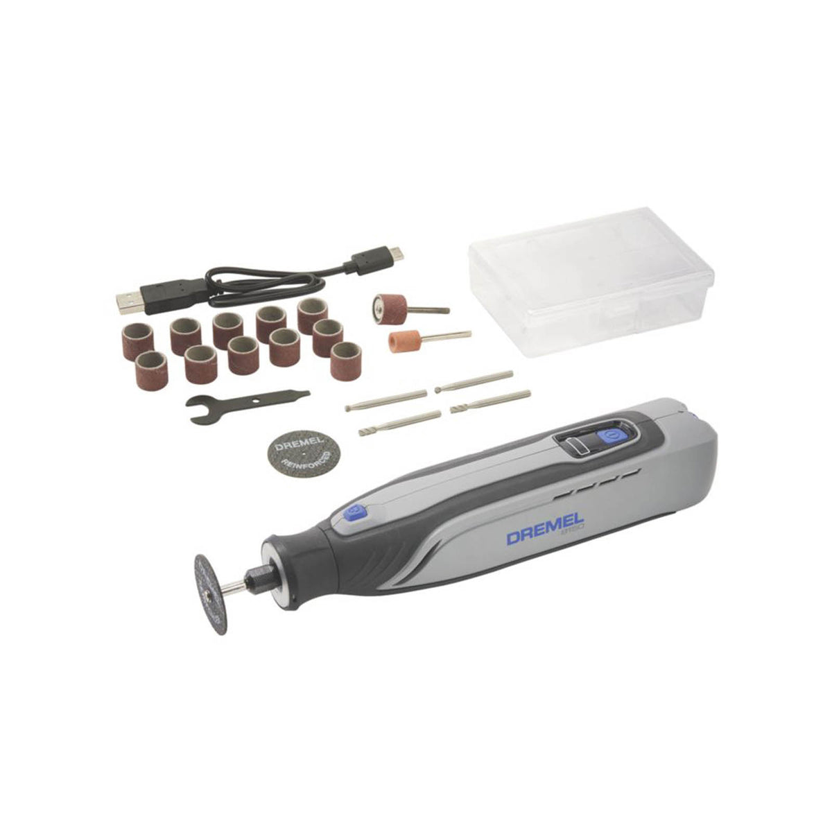 Dremel 8150 7.2V 1 x 2.0Ah Li-Ion Brushless Cordless Multi-Tool with Accessories 21 Piece Set - Image 1