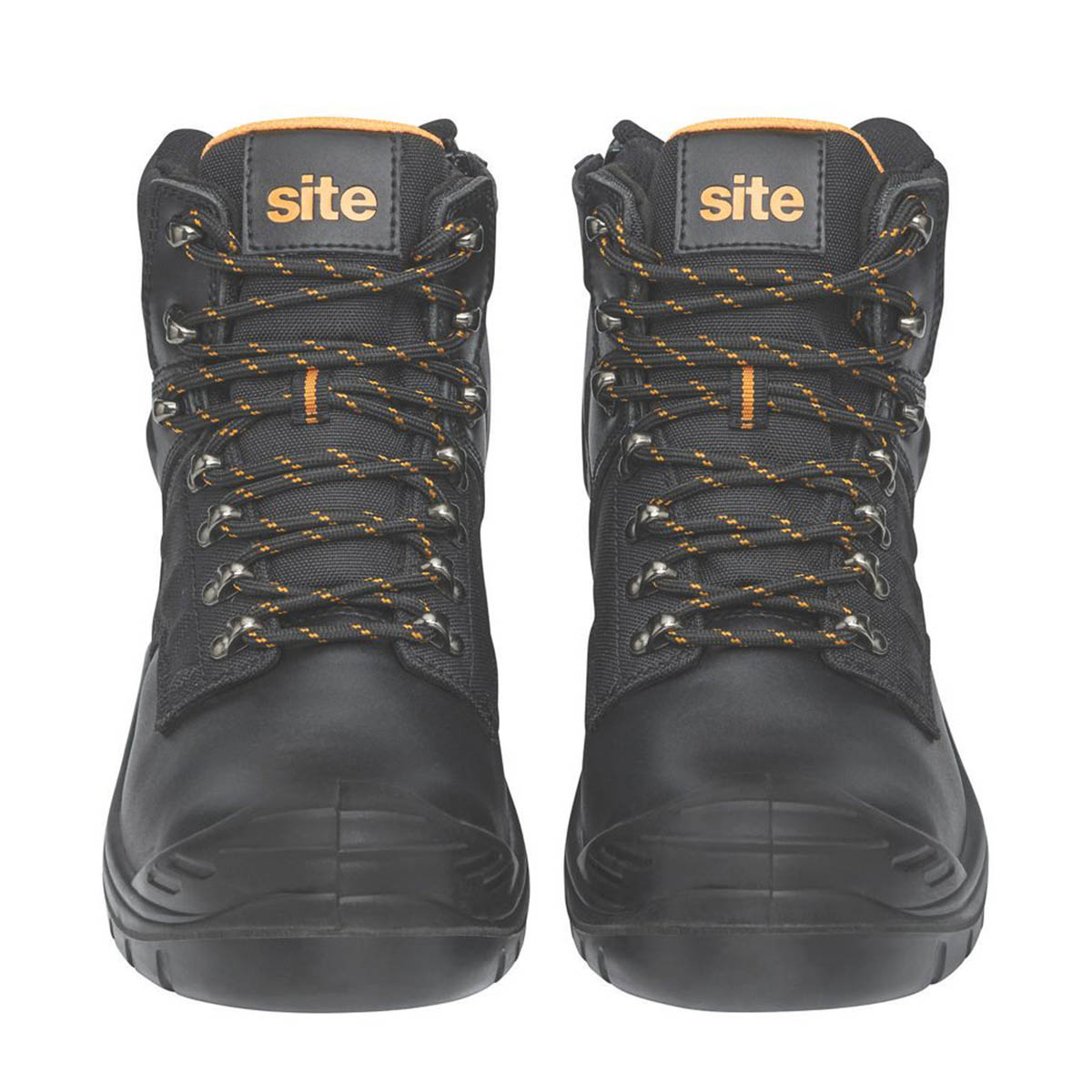 Site Safety Boots Mens Standard Fit Black Leather Waterproof Steel Toe Size 7 - Image 5