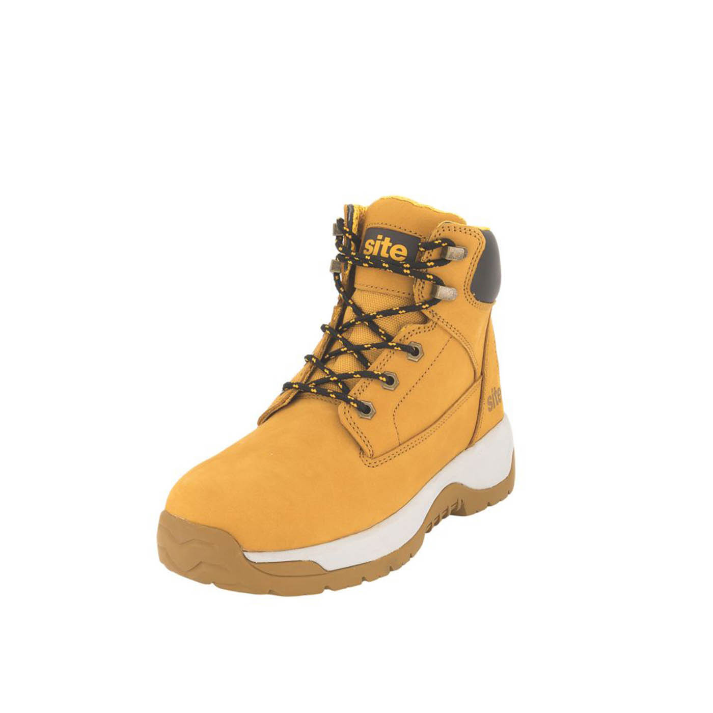 Site Arenite Size 6 Womens Wheat Steel Toe Cap Safety Boots - Image 1