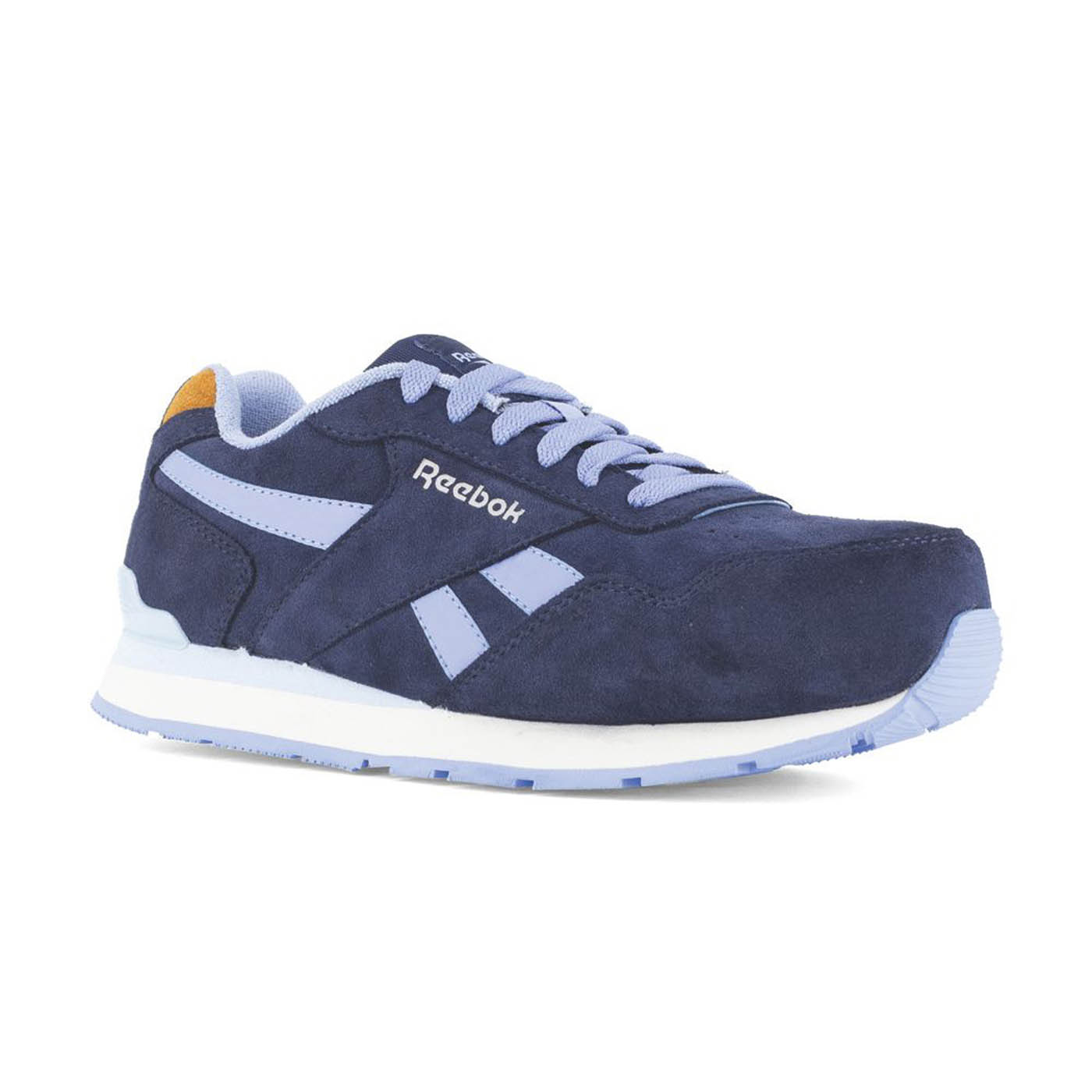 Reebok Royal Glide Size 5 Navy Blue Water-Resistant Safety Trainers - Image 1