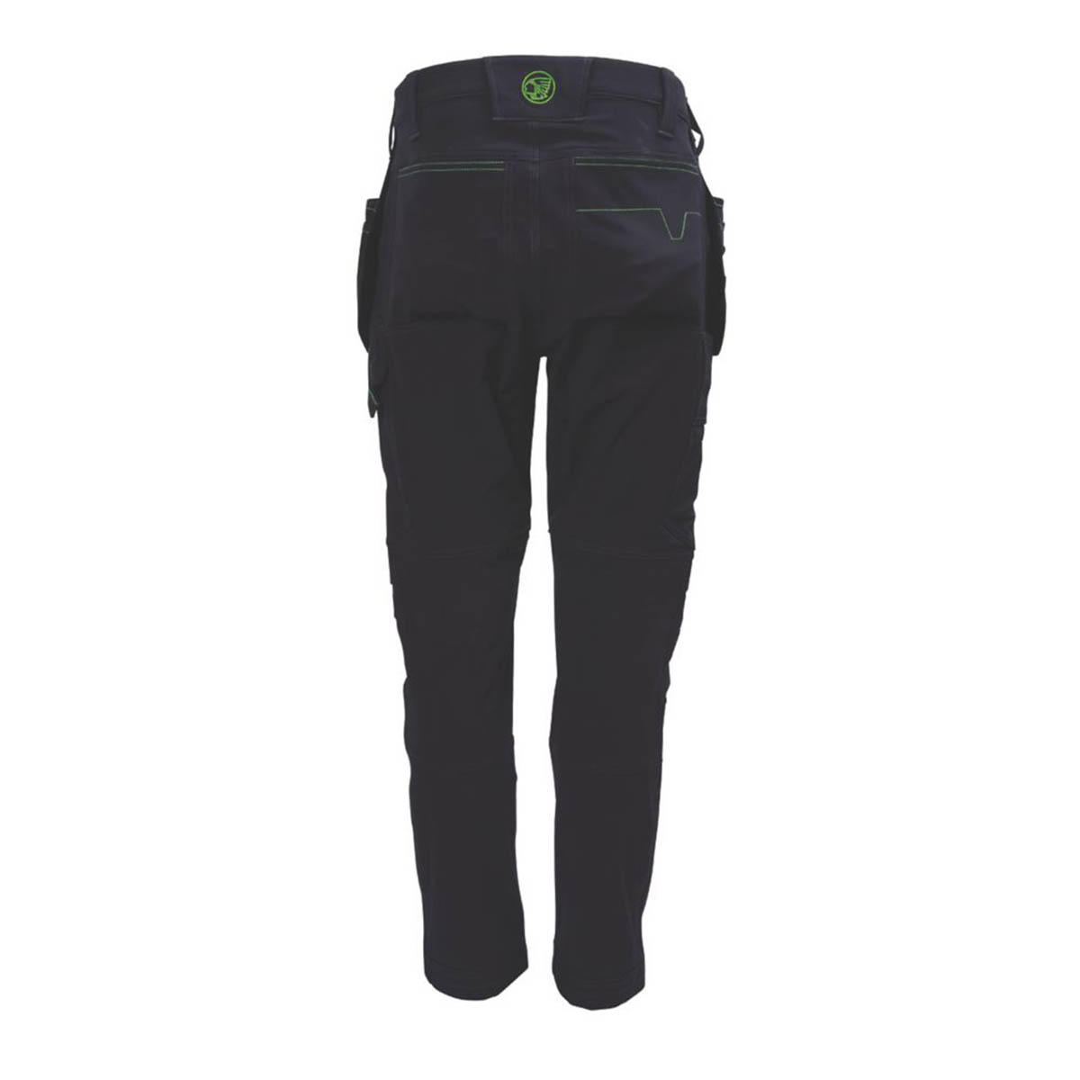 Apache Work Trouser Mens Slim Fit Black Stretch Multi Pocket Breathable 38W 31L - Image 3