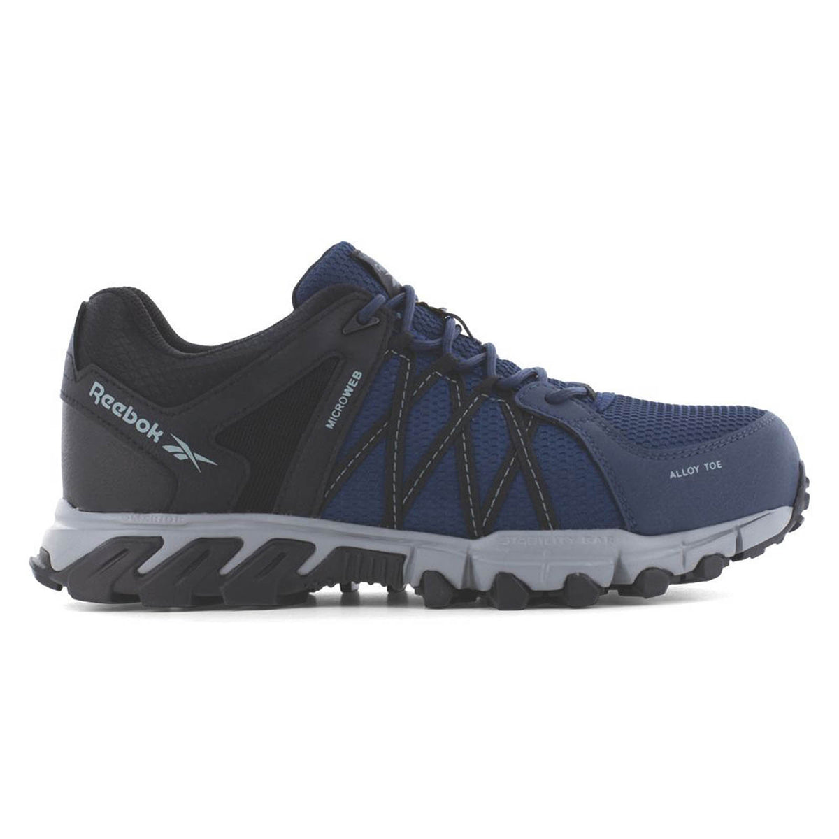 Reebok Safety Trainers Unisex Wide Fit Navy Work Boots Alloy Toe Size 10 - Image 2