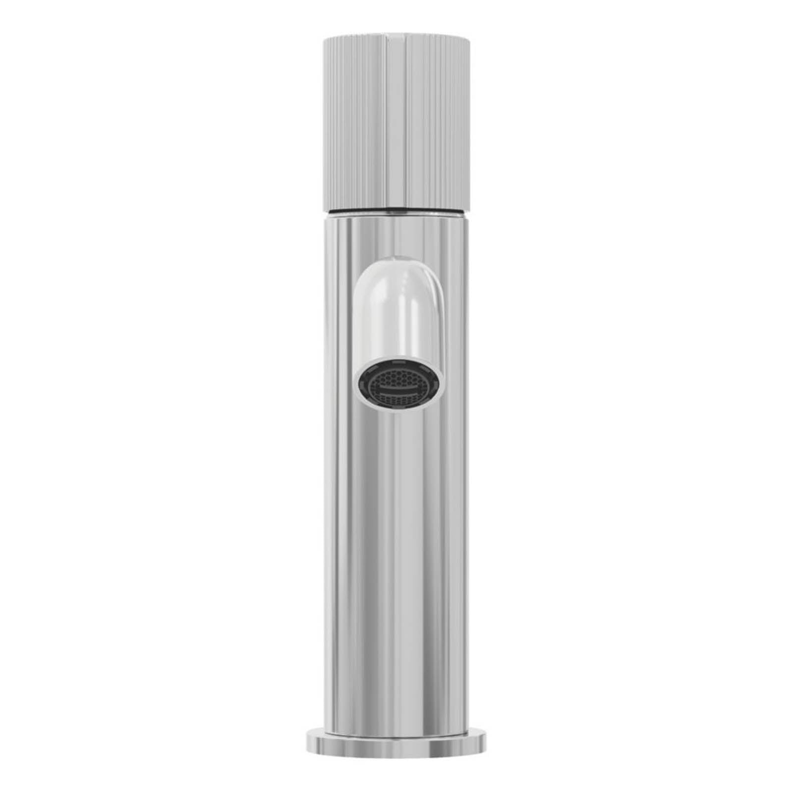 Swirl Gallen Chrome 192.6mm Standard Round Head Mono Basin Mixer Tap With Waste - Image 4