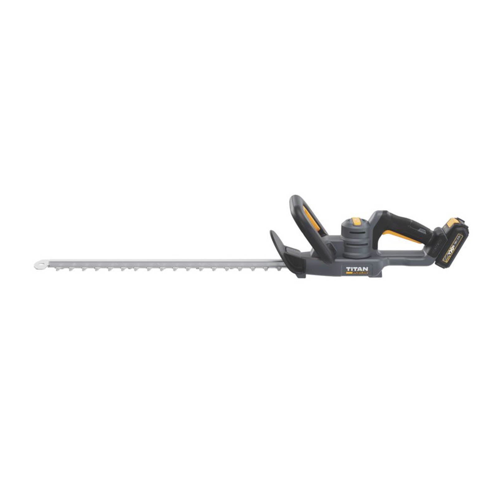 Titan TTI1208GHT 55cm 18V 1 x 5.0Ah Li-Ion TXP Brushless Cordless Hedge Trimmer - Image 2