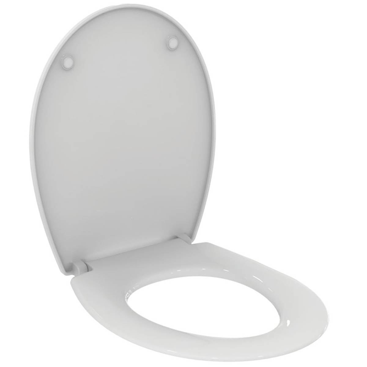 Armitage Shanks Toilet Seat and Cover S21 Soft-Close Duraplast White Round - Image 1