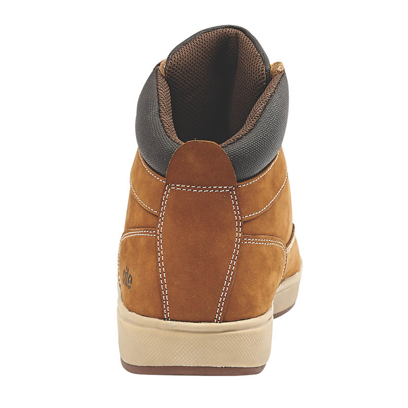 Site Safety Boots Mens Wide Fit Dark Honey Leather Lightweight Steel Toe Size 12 - Image 5