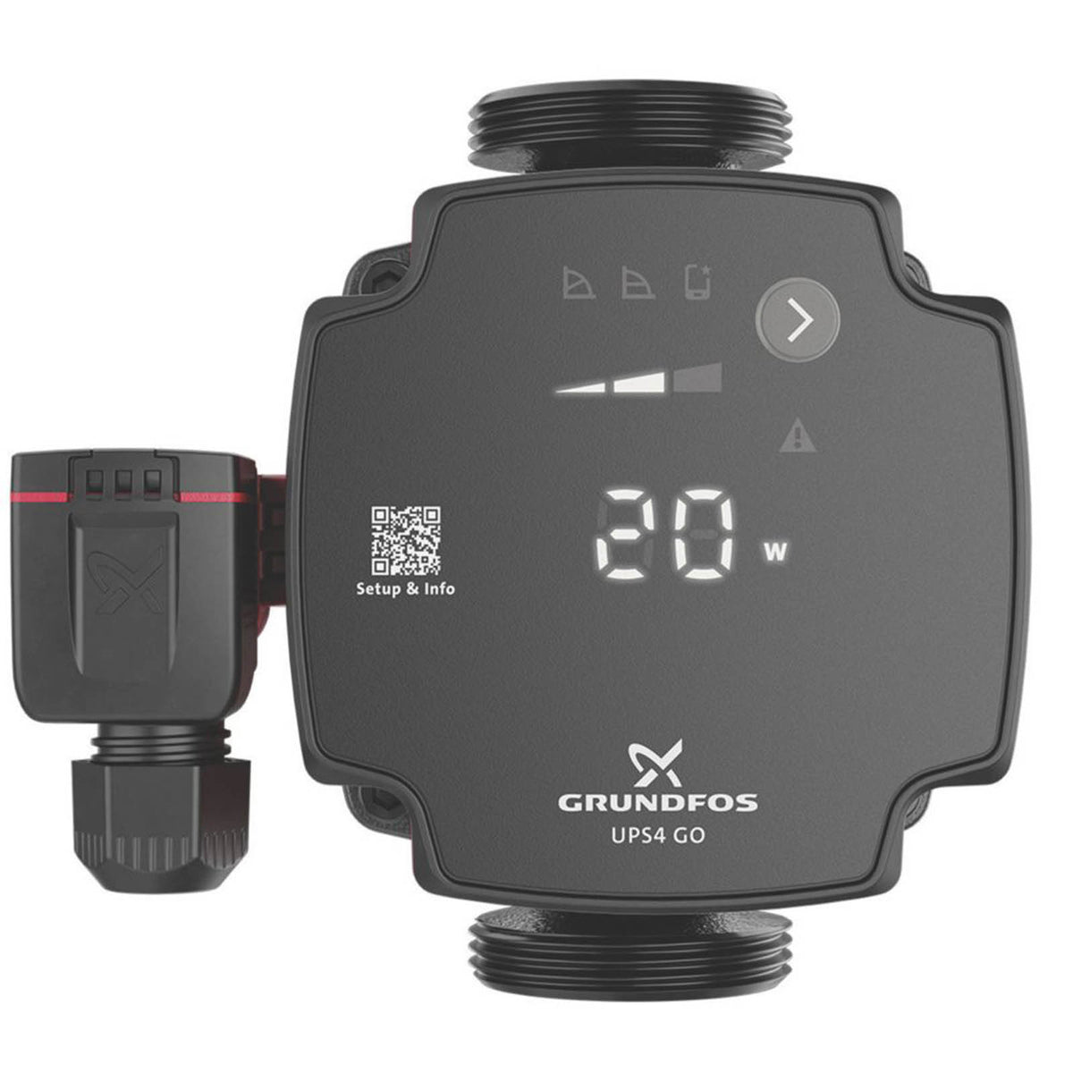 Grundfos Domestic Heating Circulator Pump UPS4 GO 25-65 130 Quiet 220-240V - Image 2
