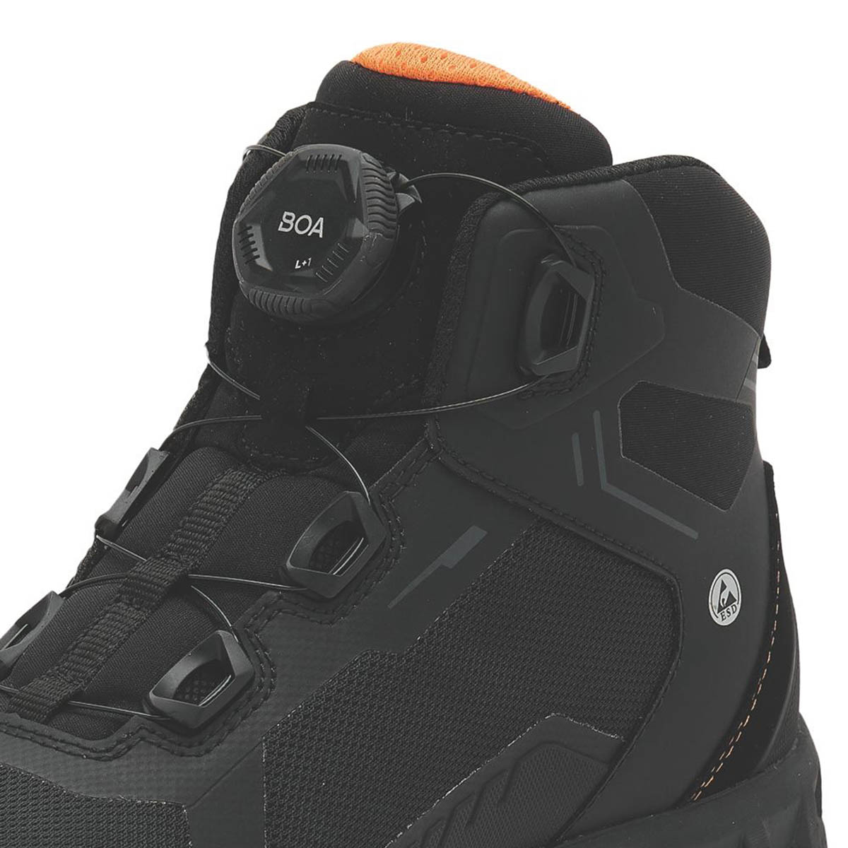 DeWalt Safety Boots McLaren F1 Team Traction Black Aluminium Toe Cap Size 11 - Image 4