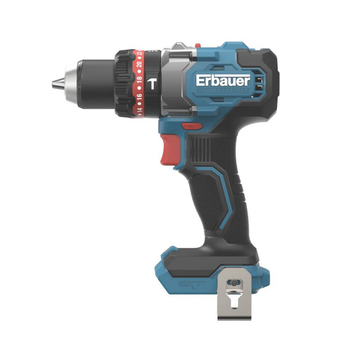 Erbauer Combi Drill Cordless 18V Li-Ion ERI1107COM Compact Brushless Body Only - Image 3