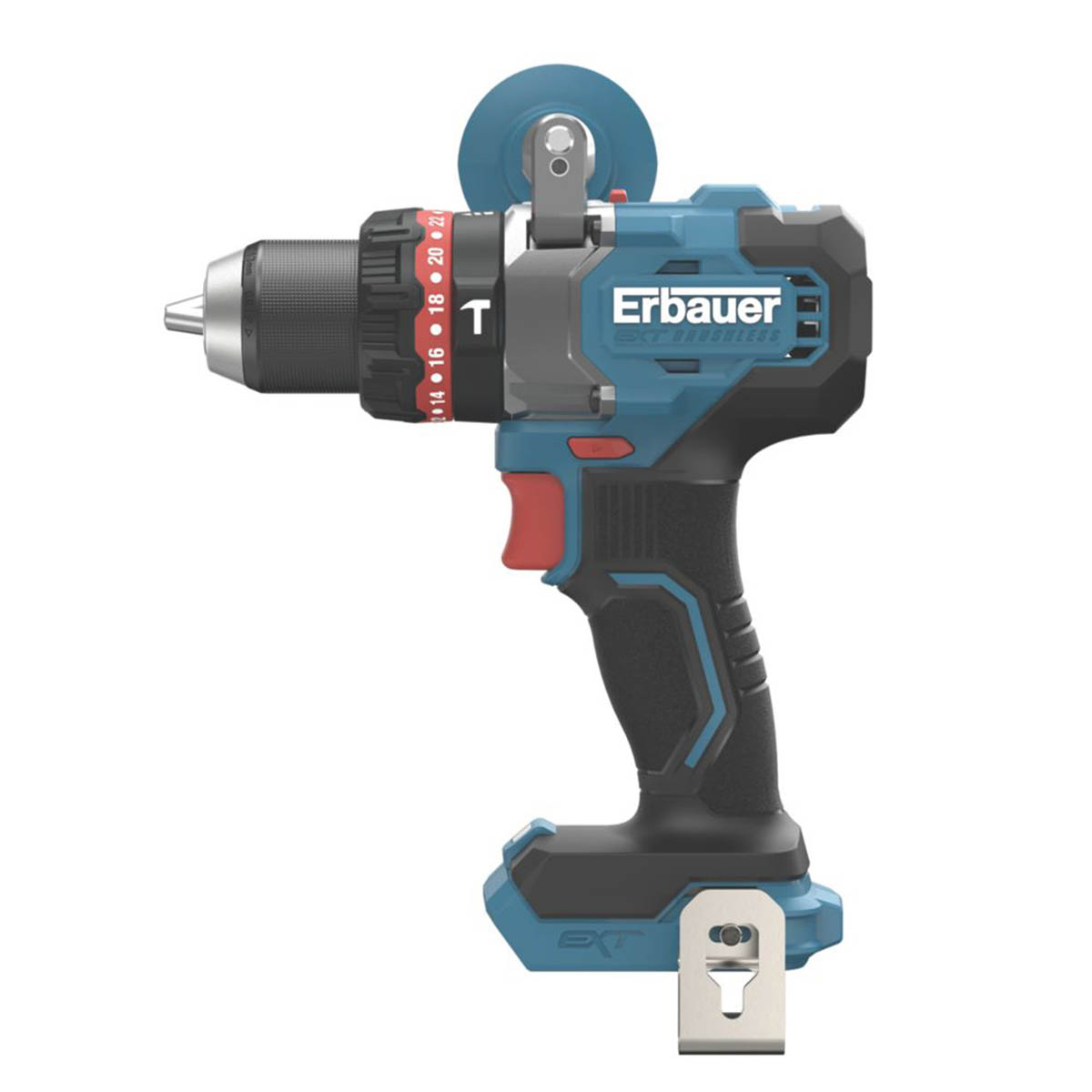Erbauer Combi Drill Cordless 18V Li-Ion ERI1107COM Compact Brushless Body Only - Image 4