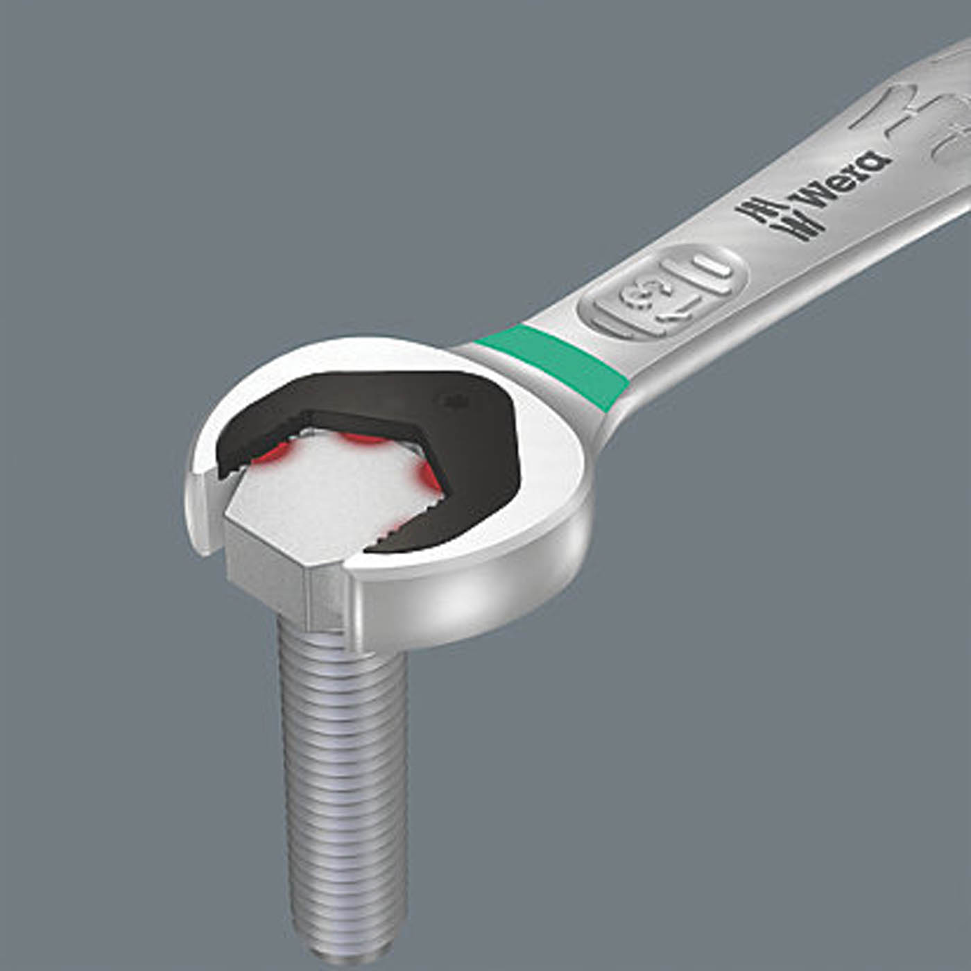Wera Spanner Double Open Ended 6002 Joker Chrome Molybdenum Steel 24 x 27mm - Image 2