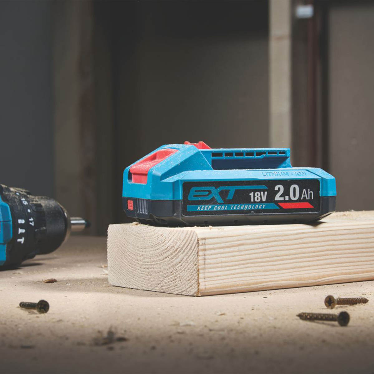 Erbauer Battery ERI1098BAT 18V 2.0Ah Li-Ion EXT Keep Cool Technology Lightweight - Image 3