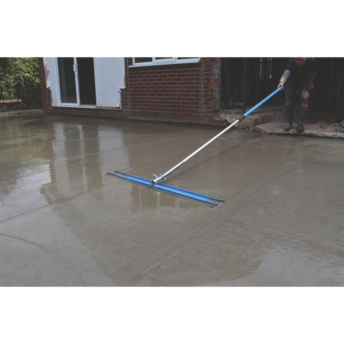 OX Pro Concrete Bull Float Extendable 47" x 6½" - Image 4