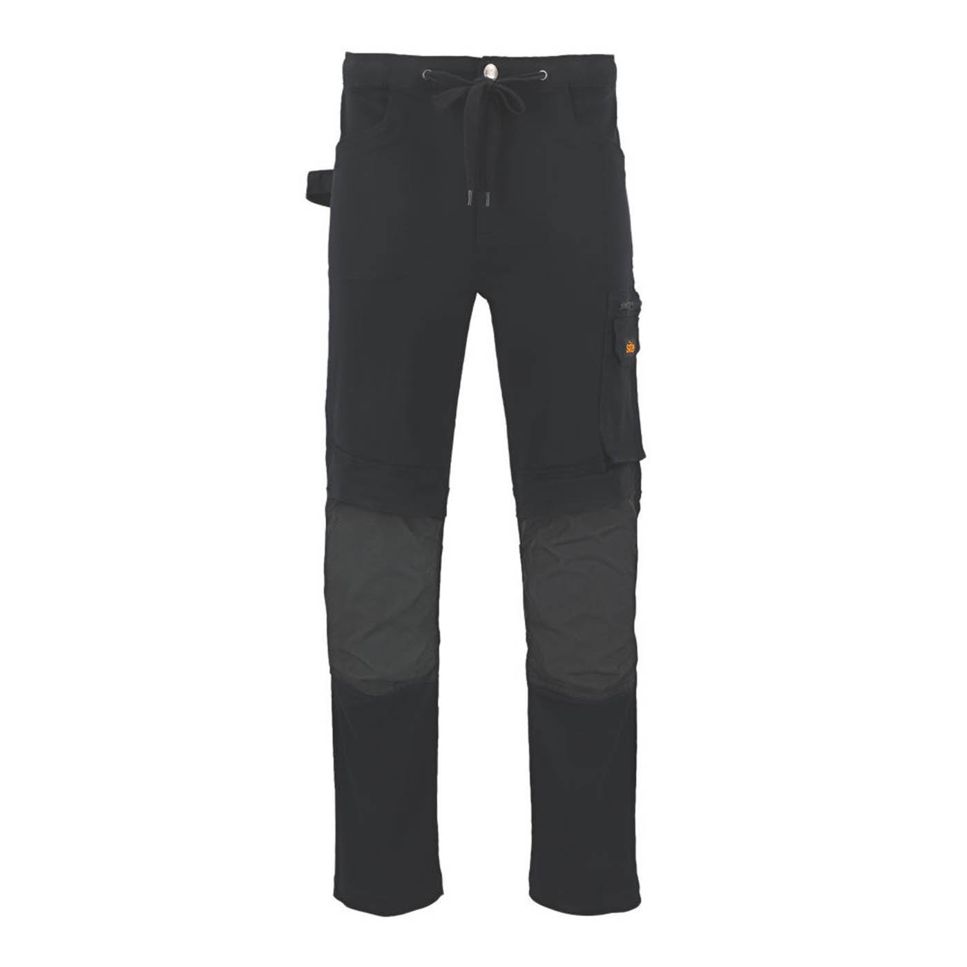 Site Mens Work Trousers Black 6 Pockets Stretch Breathable 30" W 32" L - Image 1