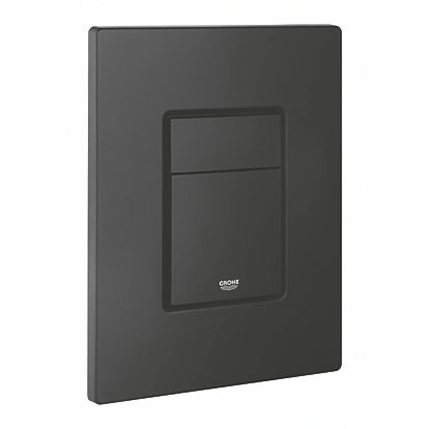 Grohe Toilet Flushing Plate Dual Matt Black Bathroom Plastic Push Button - Image 1