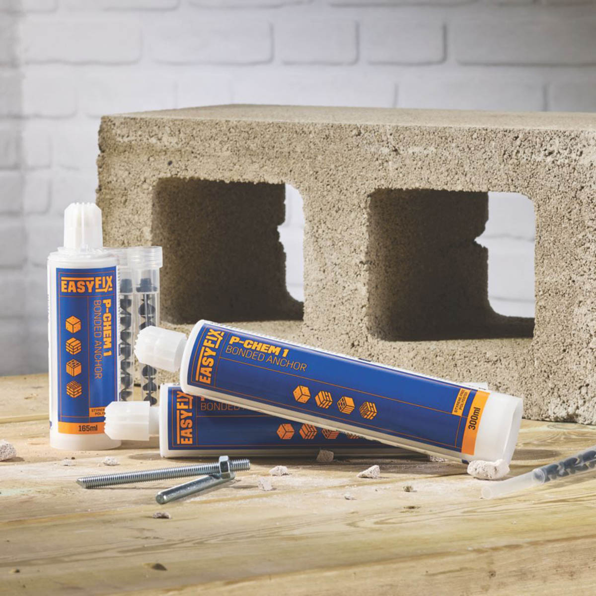 Easyfix Polyester Resin 300ml Styrene Free For Non Cracked Concrete Pack Of 6 - Image 6