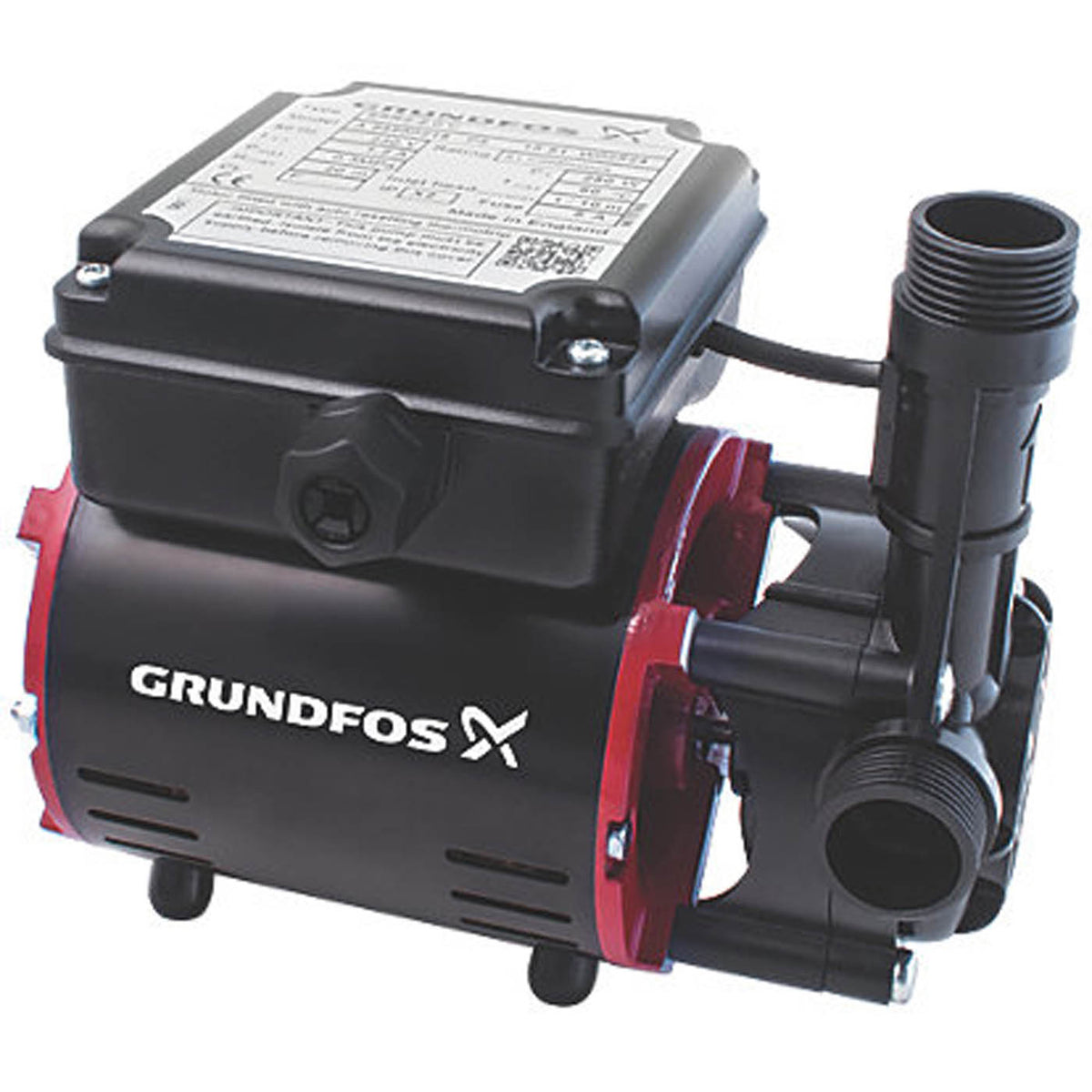Grundfos Shower Pump Single 98950218 Regenerative Positive Low Noise Head 2.0bar - Image 1