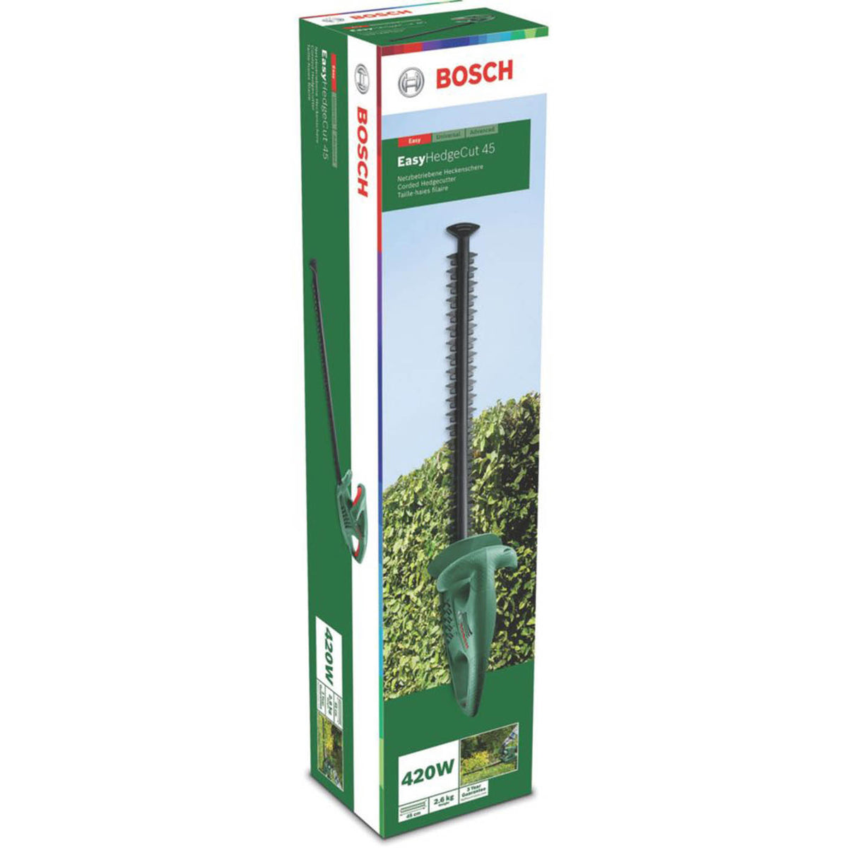 Bosch Hedge Trimmer EasyHedgeCut Corded Electric Lightweight 45cm 420W 230V - Image 6