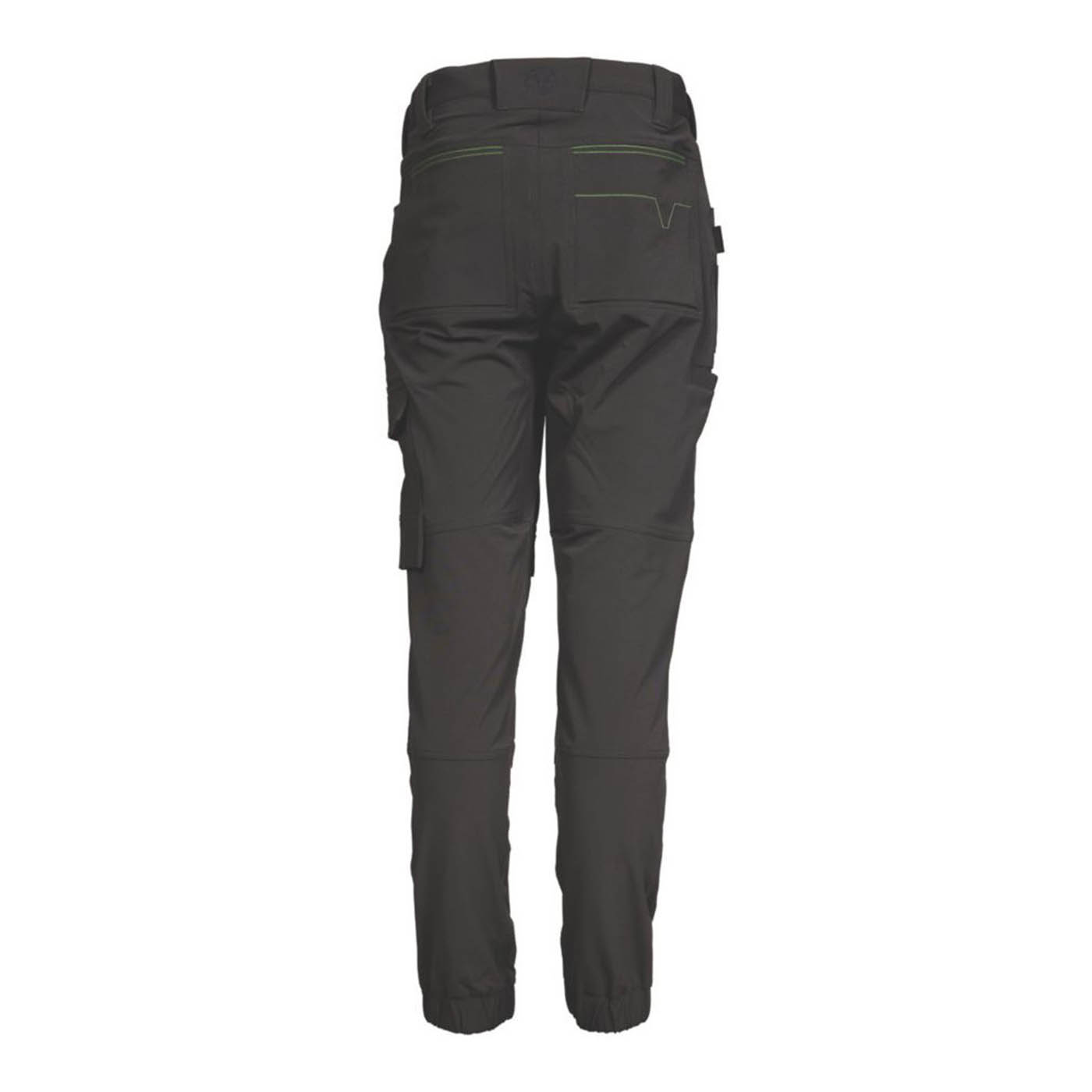 Apache Work Trousers Mens Slim Fit Grey Black Stretch Multi Pocket Cargo 38W 31L - Image 4
