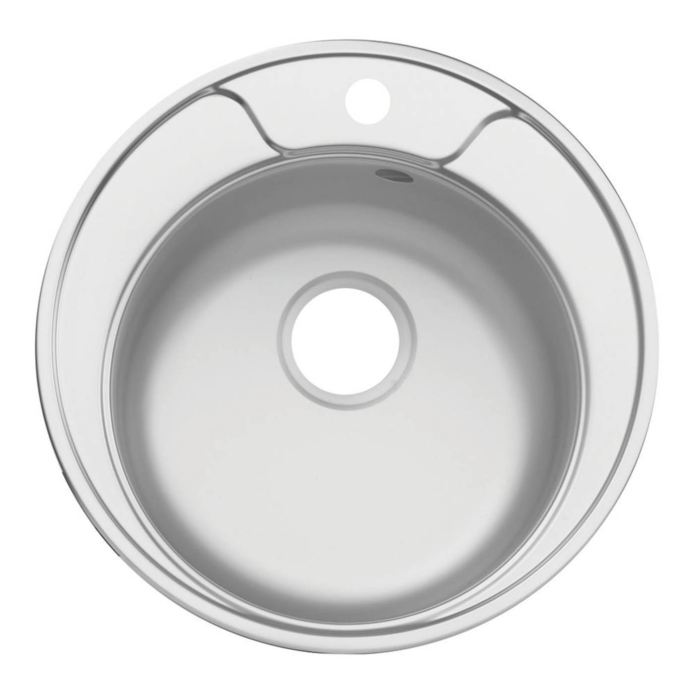 Quimby 1 Bowl Satin Stainless Steel Sink 490mm x 490mm - Image 3