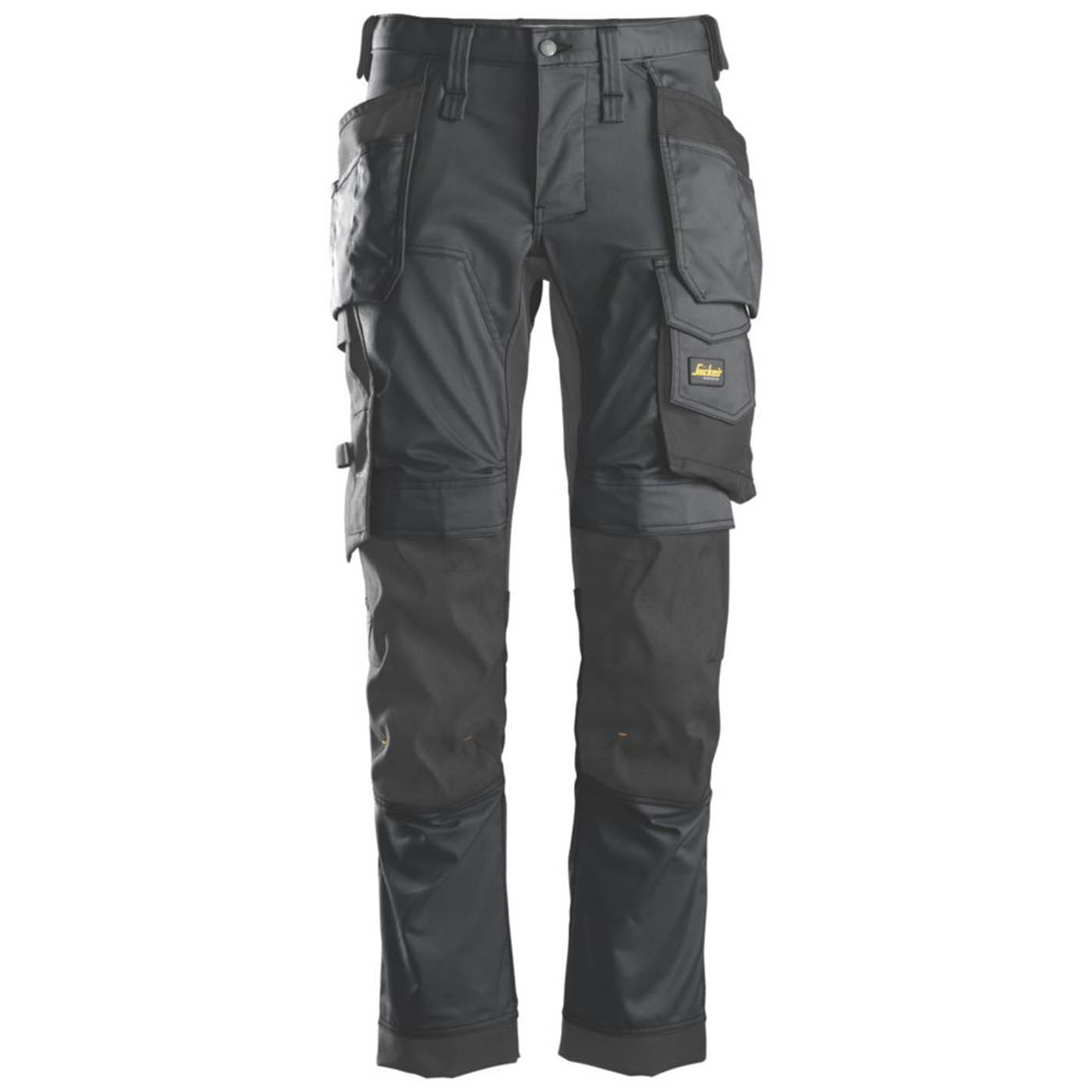 Snickers Work Trousers Mens Slim Fit Grey Stretch Multi Pockets Cargo 38W 35L - Image 1
