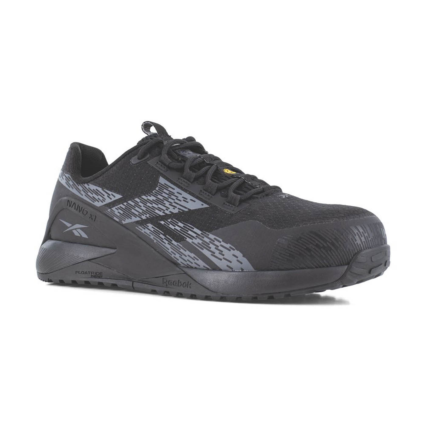 Reebok Safety Trainers Unisex Wide Fit Black Work Shoes Composite Toe Size 8 - Image 1