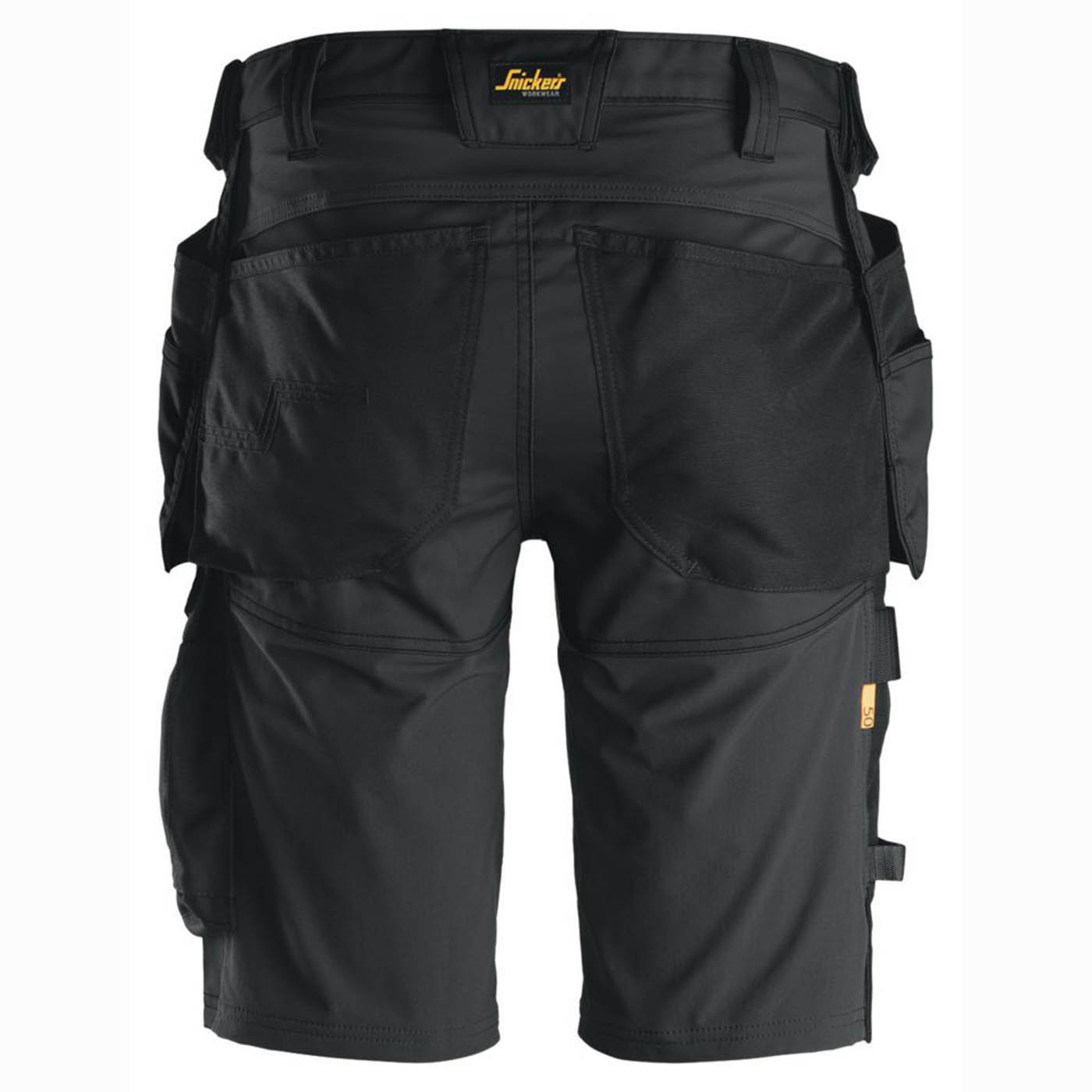 Snickers Work Shorts 6141 Stretch Black With Pockets 30" W - Image 6