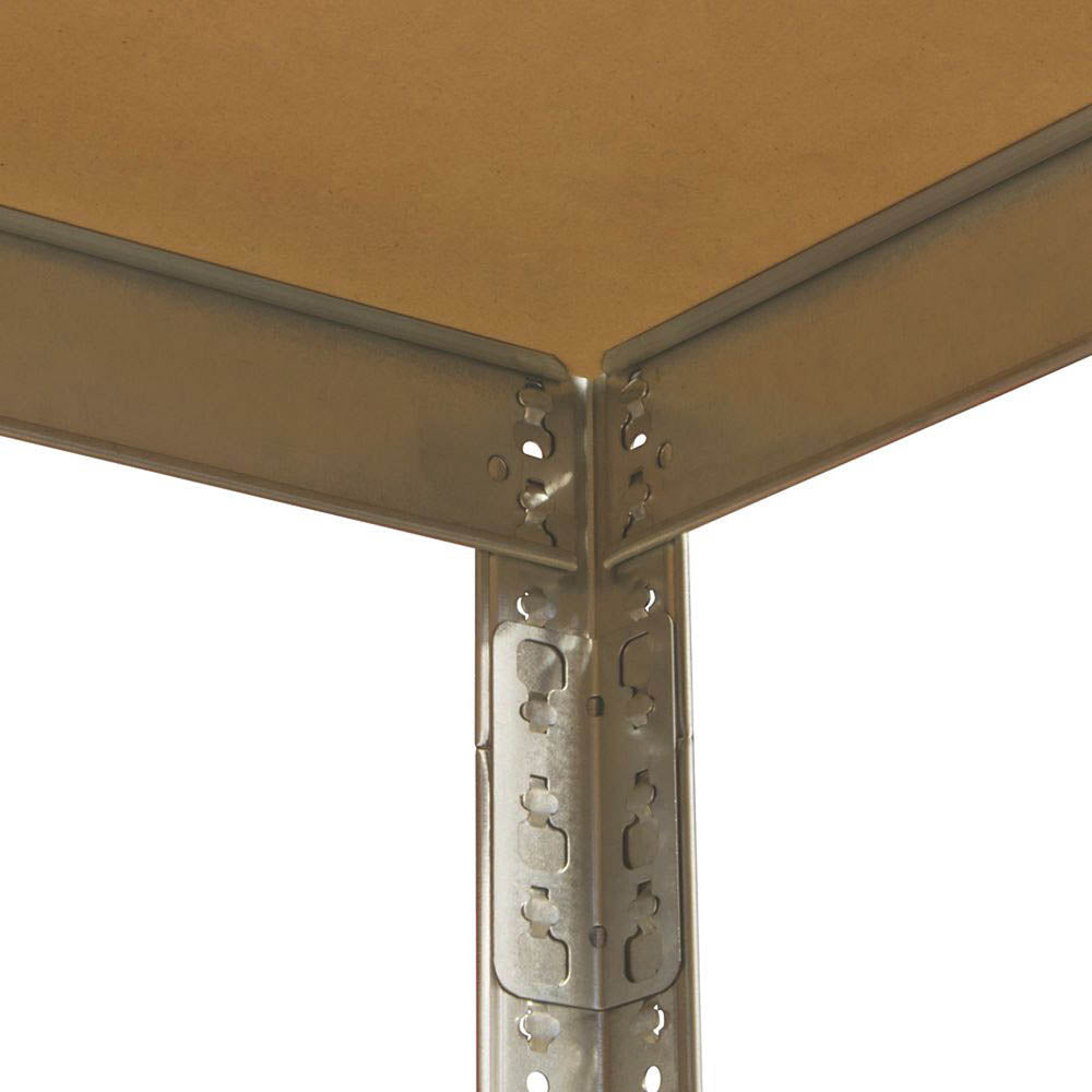 Shelving Unit 5 Tier Galvanised Steel Boltless Garage Warehouse Racking Storage - Image 3