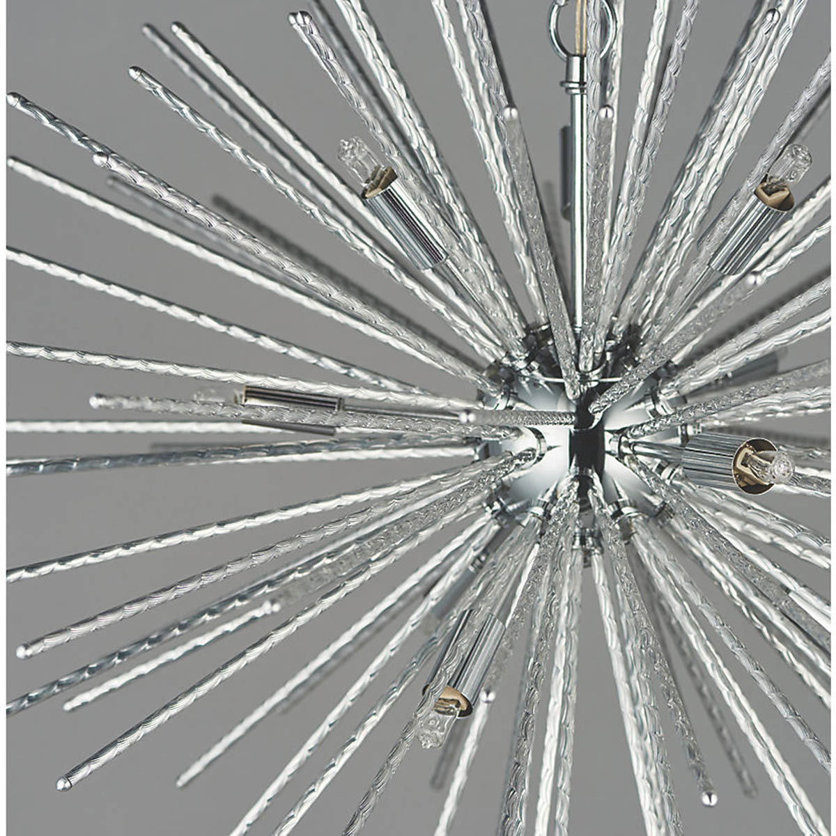 Quay Design LED Ceiling Light Warm White Layla Chrome Adjustable Drop Modern - Image 4