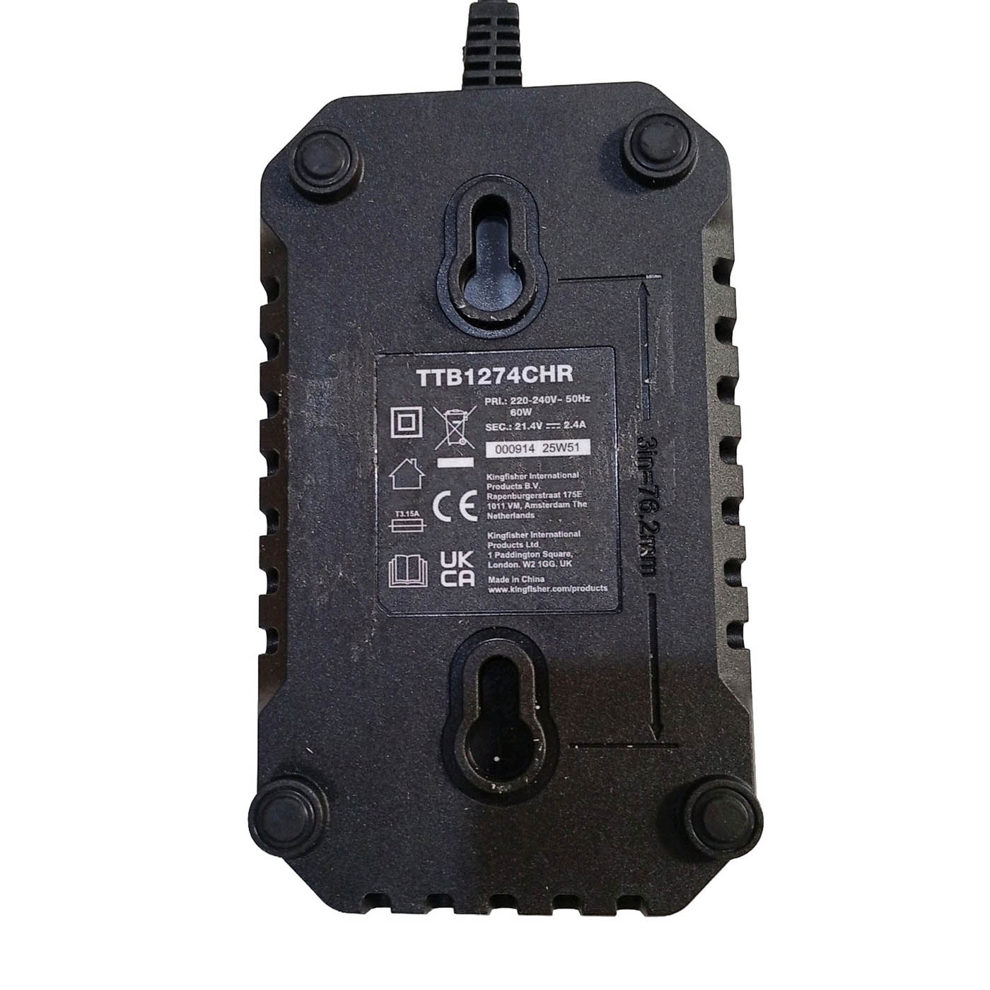 Titan Battery Charger TXP TTB1276CHR 21.4V Li-lon Compact LED Indicator - Image 3