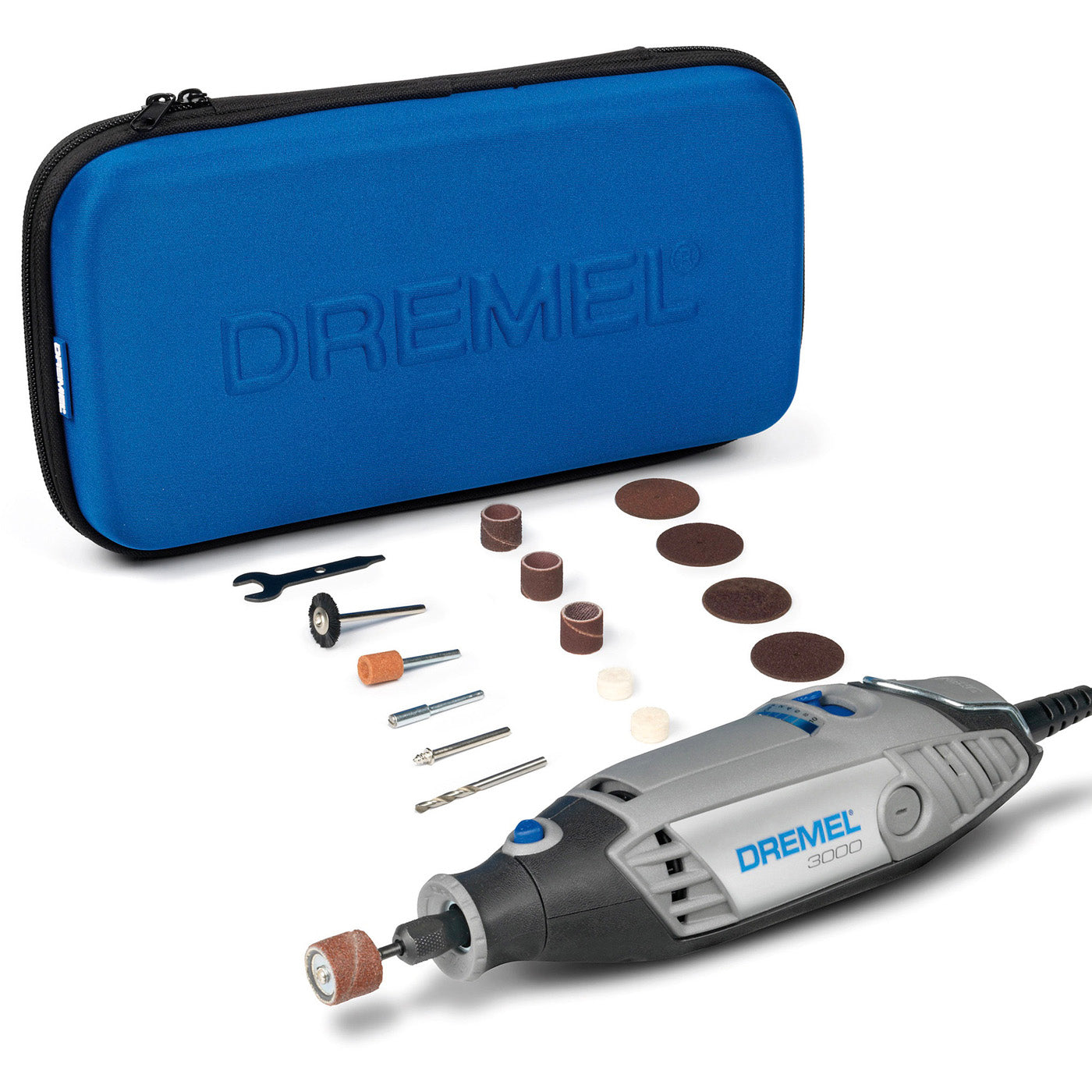 Dremel Rotary Multi Tool Electric 3000 Soft Grip Compact Accessories 130W - Image 4