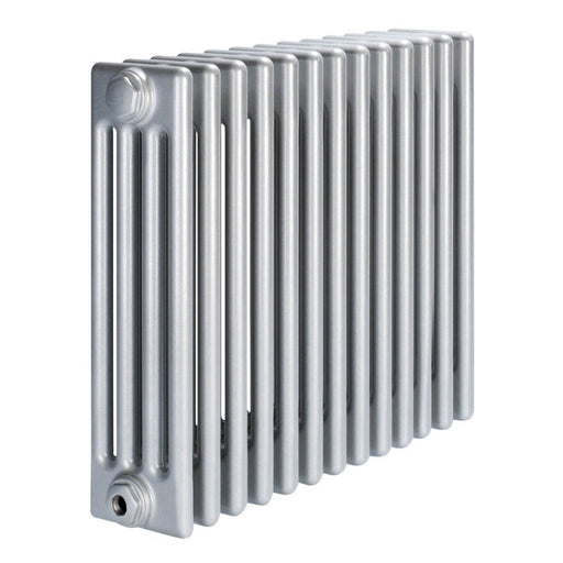 Acova 4 Column Radiator Silver Steel Horizontal Traditional 1037W H60xW62.8cm - Image 1