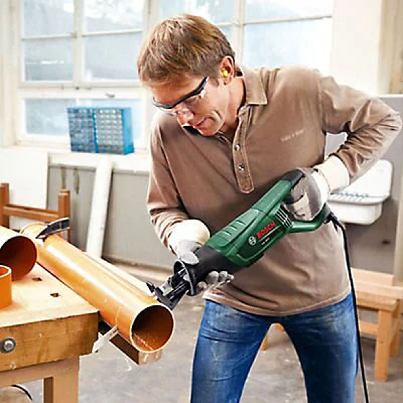 Bosch Reciprocating Saw Electric Wood Metal Cutting Softgrip 710W 240V - Image 5
