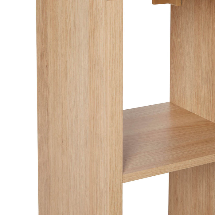 Form Shelving Unit Cube Storage 2 Tier Wood Oak Effect (H)390mm (W)740mm - Image 4