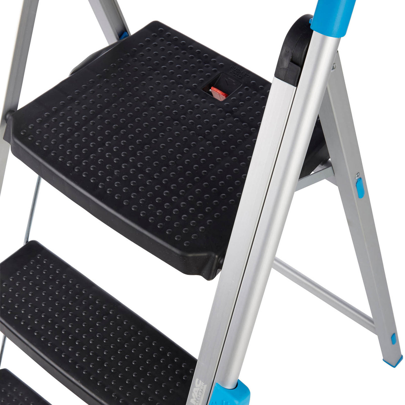 Mac Allister 3 tread Aluminium Foldable Step stool (H)1.1m - Image 5