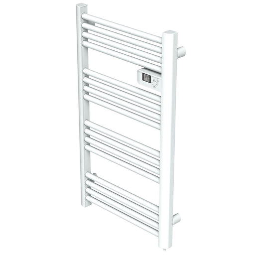 Towel Rail Radiator Electric White Bathroom Warmer Ladder 500W (H)98x(W)55cm - Image 1